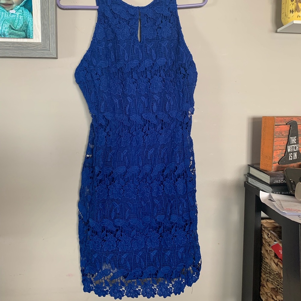 Royal blue dress